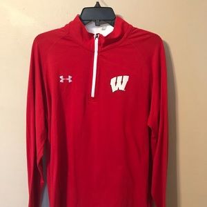 Under Armour Wisconsin Badgers 1/4 zip